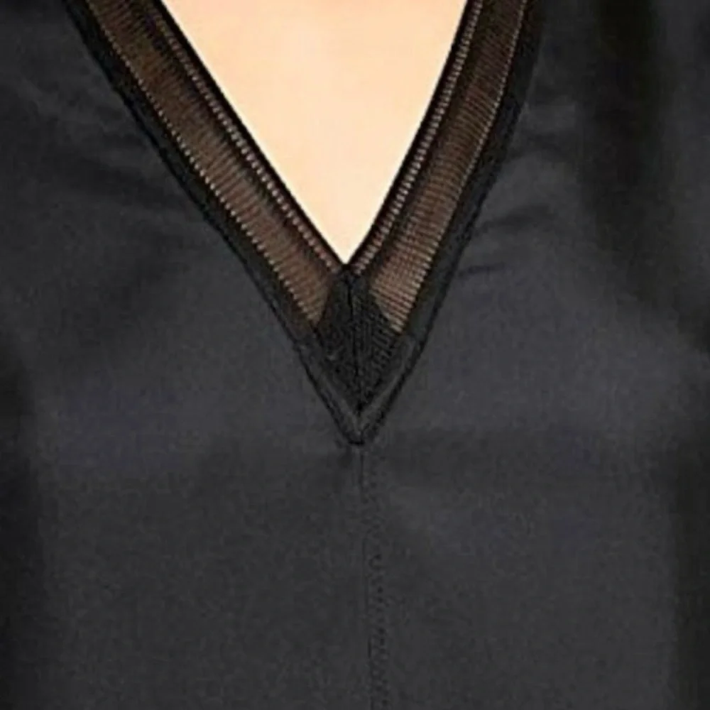 RAG & BONE Maude 100% Silk Sleeveless Black Dress V-Neck Size Small - Picture 4 of 15